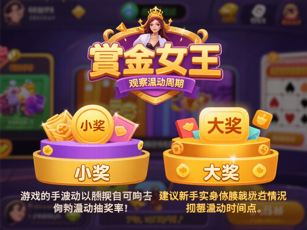 观察波动周期：&nbsp;赏金女王的游戏奖励分为“小奖”和“